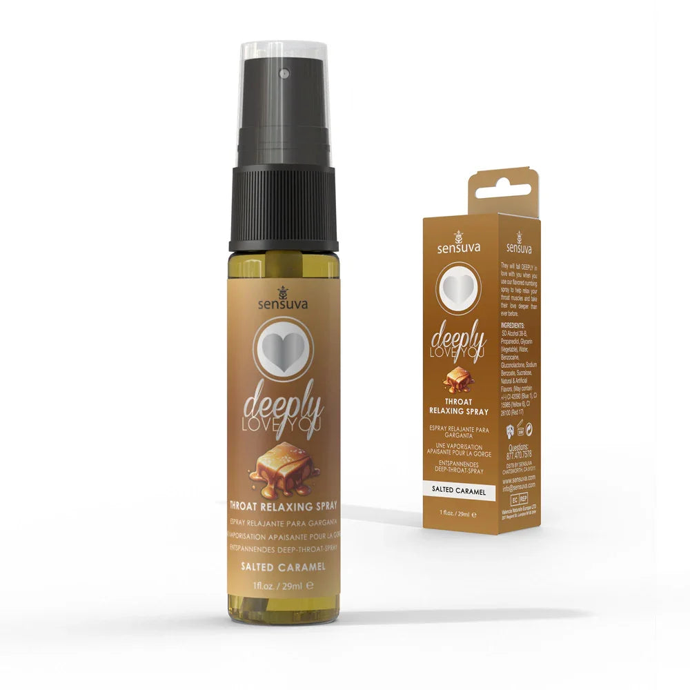 Deeply Love You Throat Relaxing Spray - Salted  Caramel - 1 Fl. Oz.