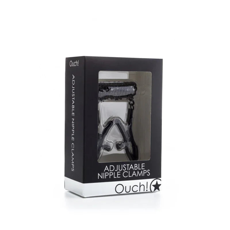 Adjustable Nipple Clamps - Black - MyPleasure