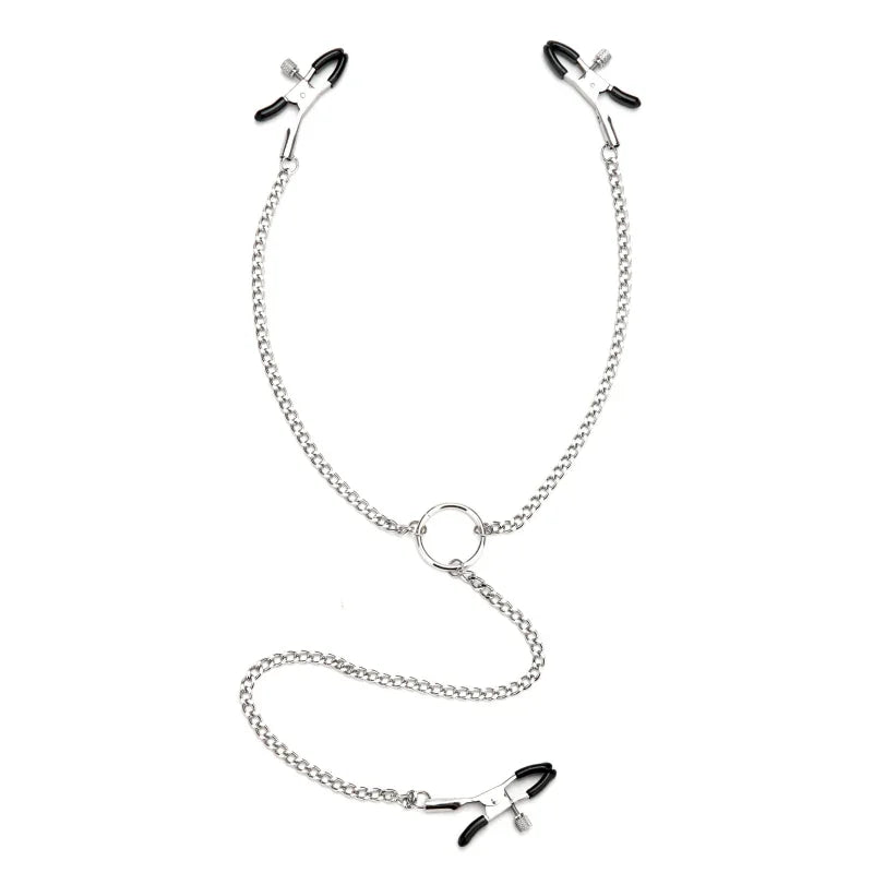 Adjustable Nipple Clamps & Clit Clamp - MyPleasure