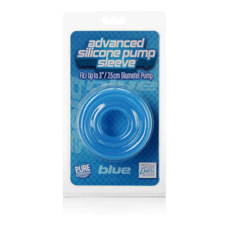 Advanced Silicone Pump Sleeve - Blue - MyPleasure