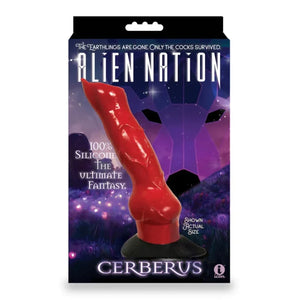 Alien Nation Cerberus Silicone Creature Dildo - Red - MyPleasure