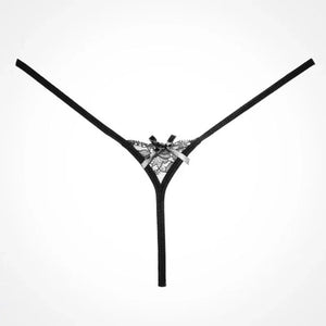 Allure Pixie Panty - One Size - Black - MyPleasure