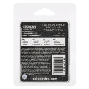 Alpha Glow-in-the-Dark Liquid Silicone Prolong Medium Ring - Orange - MyPleasure