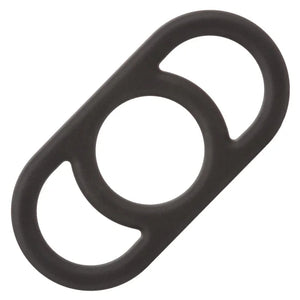 Alpha Liquid Silicone Commander Ring - Black - MyPleasure