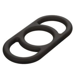 Alpha Liquid Silicone Commander Ring - Black - MyPleasure