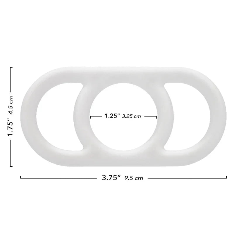 Alpha Liquid Silicone Commander Ring - Natural - MyPleasure