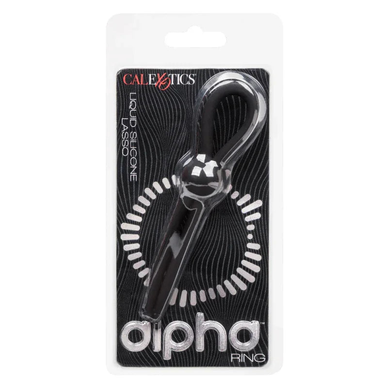 Alpha Liquid Silicone Lasso - Black - MyPleasure