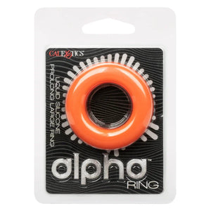 Alpha Liquid Silicone Prolong Large Ring - Orange - MyPleasure
