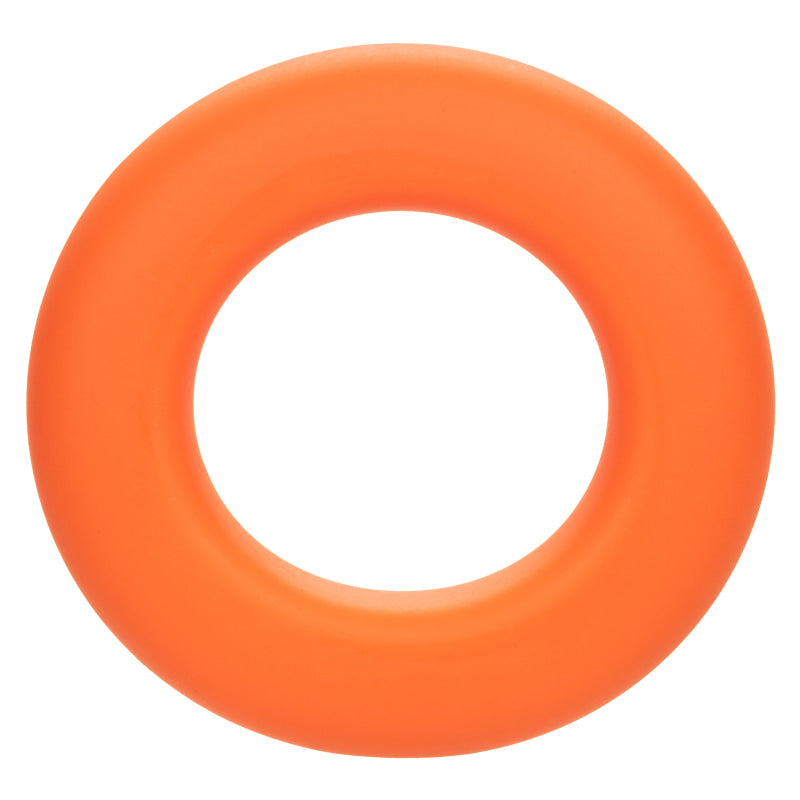 Alpha Liquid Silicone Prolong Large Ring - Orange