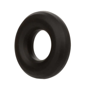 Alpha Liquid Silicone Prolong Medium Ring - Black - MyPleasure