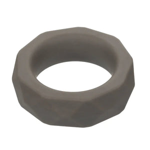 Alpha Liquid Silicone Prolong Prismatic Ring - Gray - MyPleasure