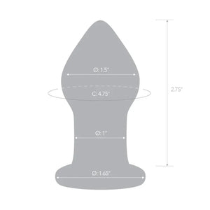 Amethyst Rain Butt Plug - MyPleasure