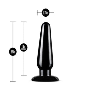 Anal Adventures - Basic Plug Kit - Black - MyPleasure