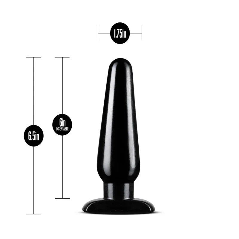 Anal Adventures - Basic Plug Kit - Black - MyPleasure