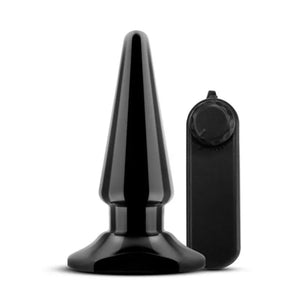 Anal Adventures - Basic Vibrating Anal Pleaser - Black - MyPleasure