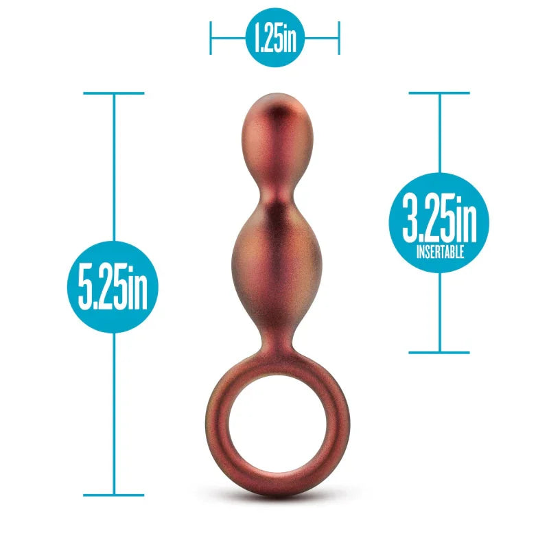Anal Adventures Matrix - Duo Loop Plug - Copper - MyPleasure