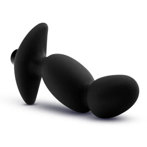 Anal Adventures - Platinum - Silicone Vibrating Prostate Massager 04 -Black - MyPleasure