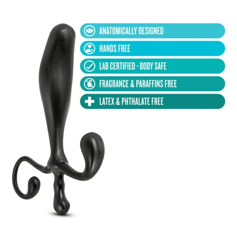 Anal Adventures - Prostate Stimulator - Black - MyPleasure