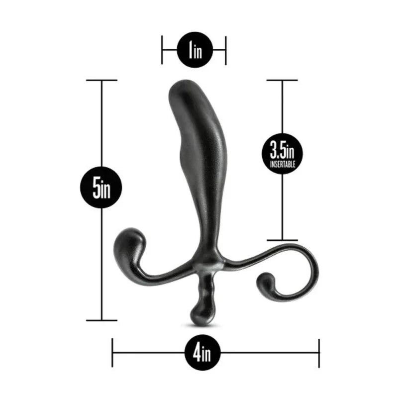 Anal Adventures - Prostate Stimulator - Black - MyPleasure