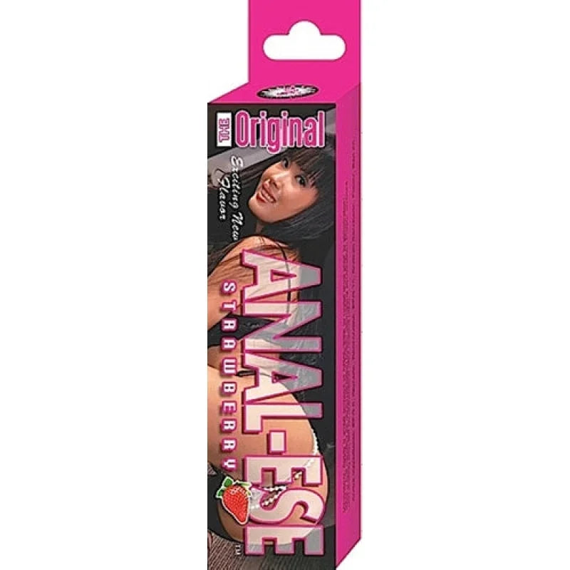 Anal-Ese Cream Strawberry Flavor 1.5 Oz - MyPleasure