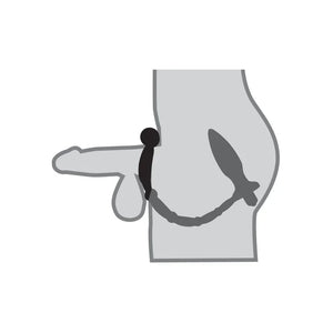 Anal Fantasy Collection Ass Kicker With Cockring - Black - MyPleasure