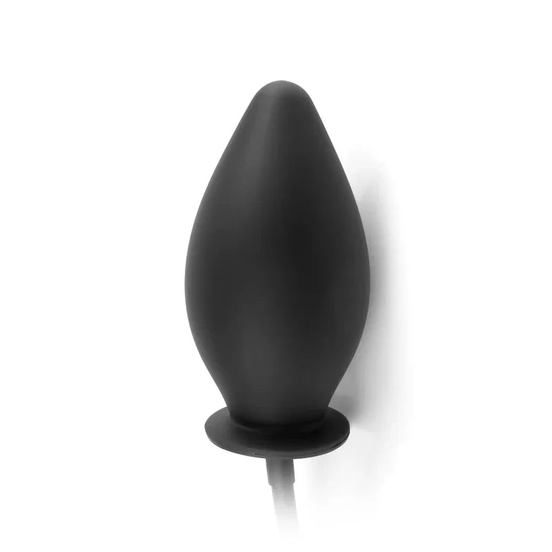 Anal Fantasy Collection Inflatable Silicone Plug - Black - MyPleasure