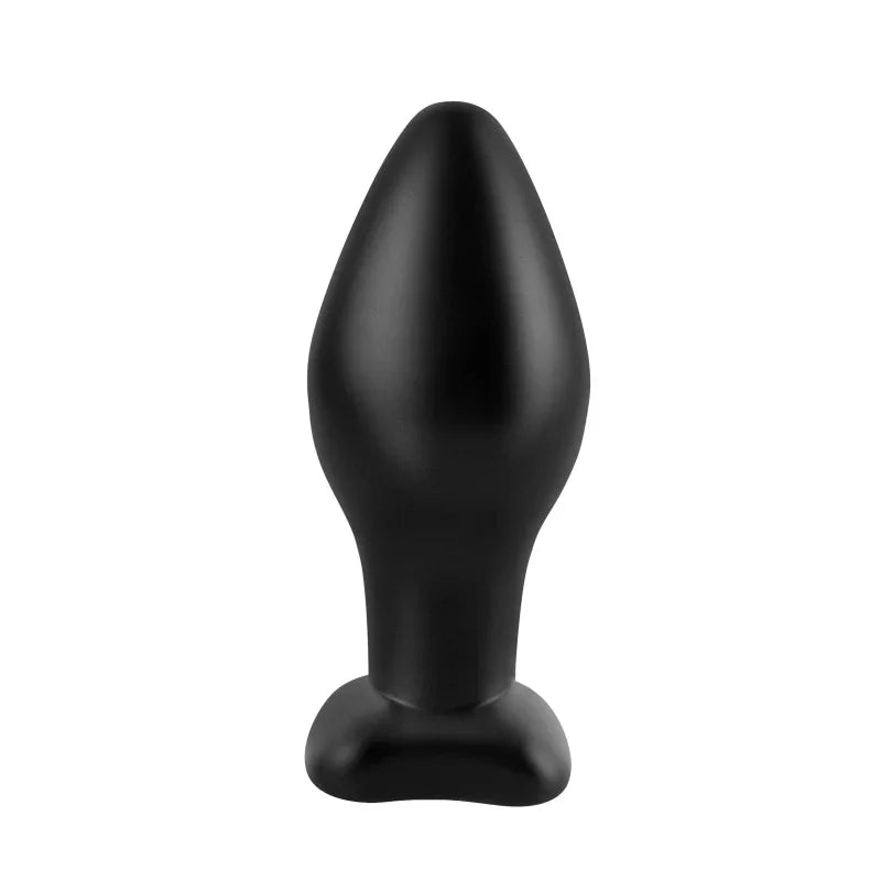 Anal Fantasy Collection Large Silicone Plug - Black - MyPleasure