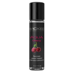 Aqua Cherry Water-Based Lubricant 1 Oz - MyPleasure