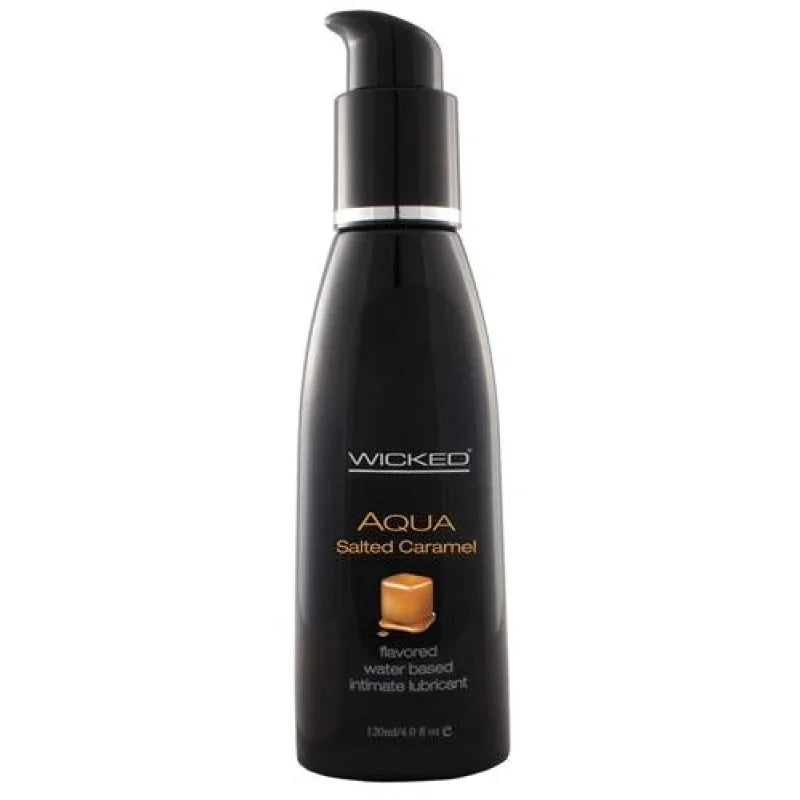 Aqua Salted Caramel Water-Based Lubricant - 4 Oz. - MyPleasure