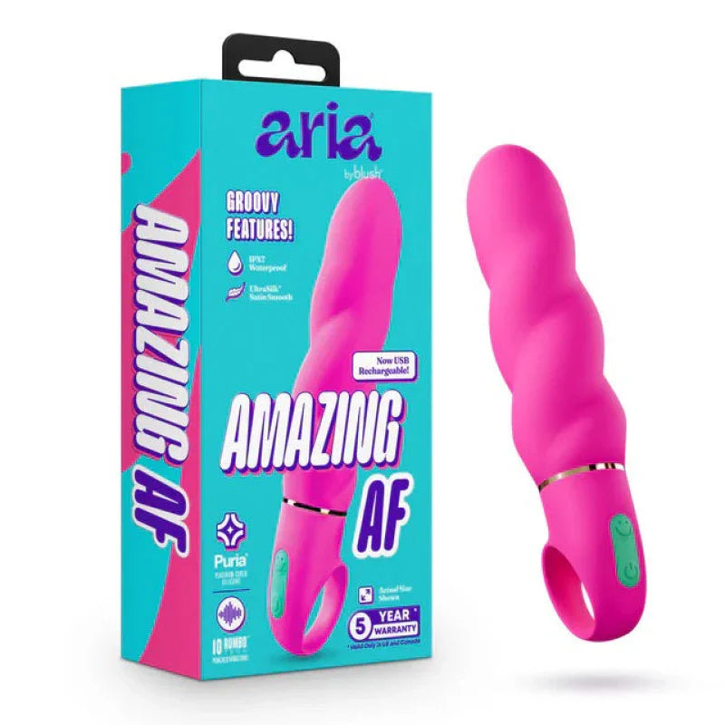 Aria - Amazing Af 2.0 - Rechargeable Vibe - Fuchsia - MyPleasure