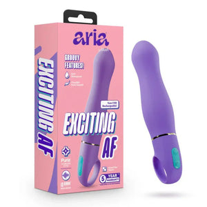 Aria - Exciting Af 2.0 - Rechargeable Vibe - Indigo - MyPleasure