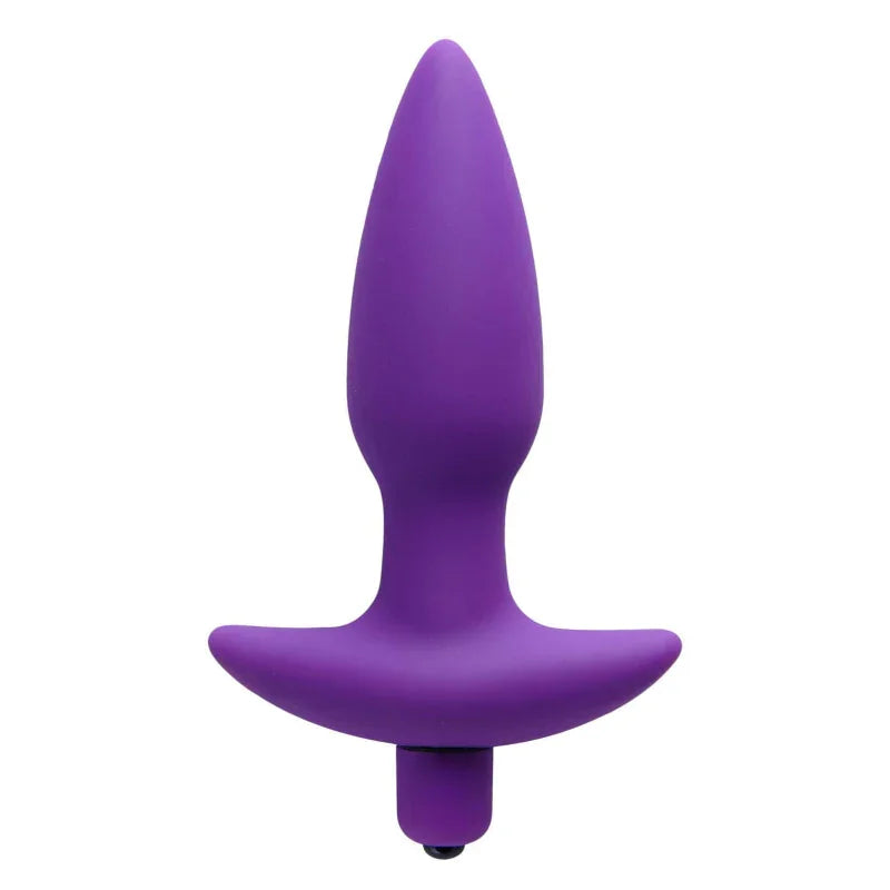 Aria Vibrating Silicone Anal Plug - Medium - MyPleasure