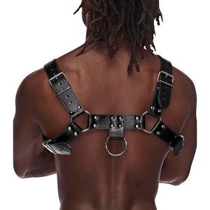 Aries Leather Harness - One Size - Black - MyPleasure