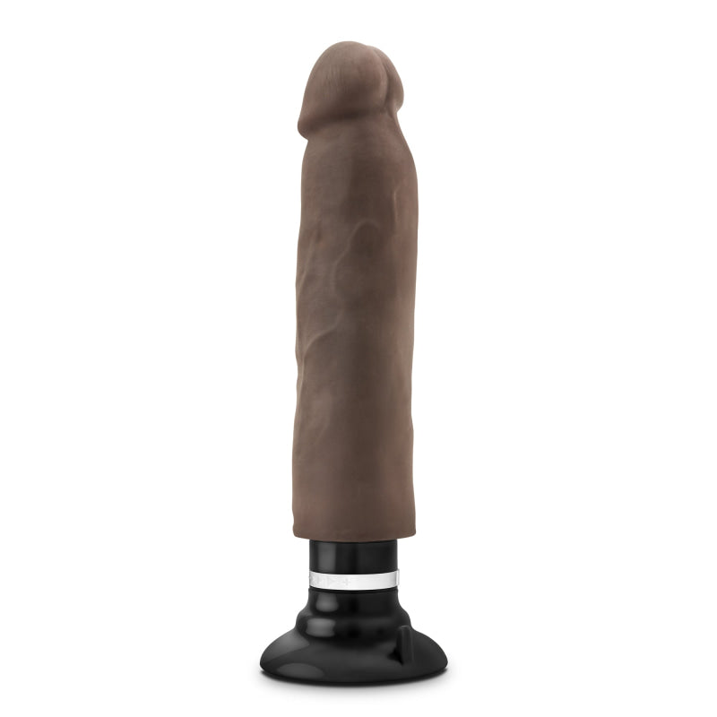 Au Naturel - 11 Inch Sensa Feel Magnum Vibrating  Dong - Chocolate