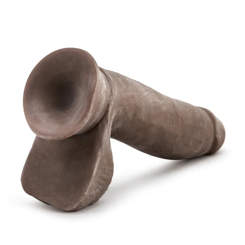 Au Naturel - 7" Sensa Feel Dildo - Chocolate - MyPleasure