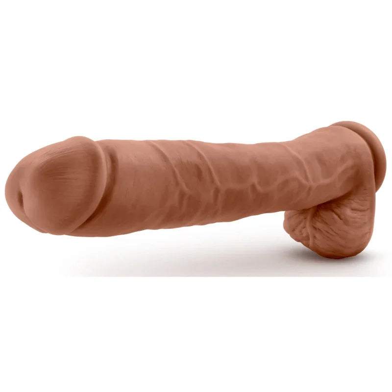 Au Naturel - Daddy - 14 Inch Dildo - Mocha - MyPleasure