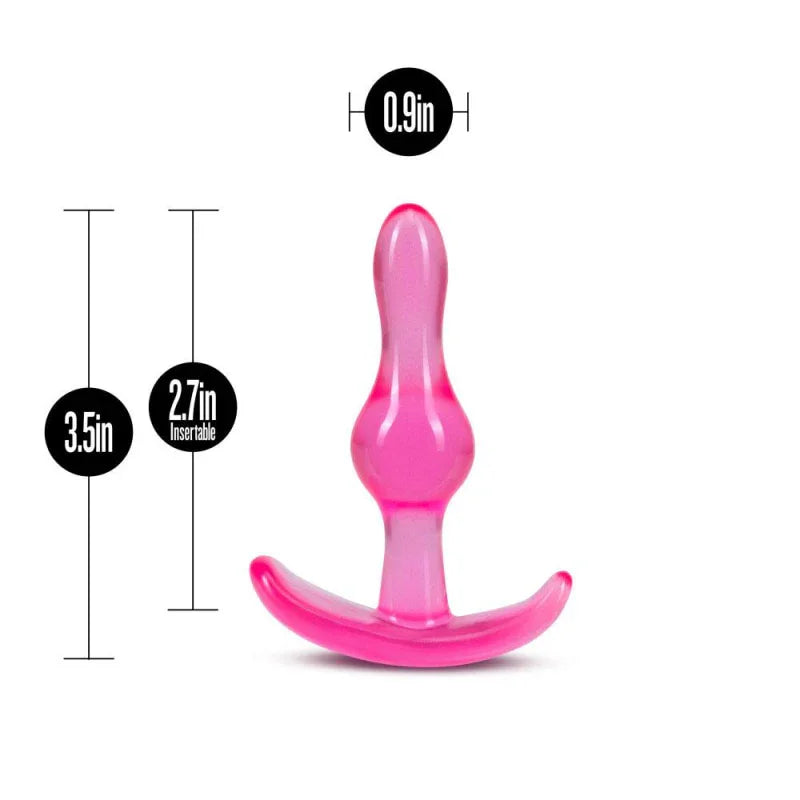 B Yours - Curvy Anal Plug - Pink - MyPleasure