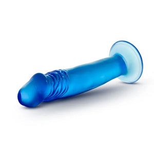 B Yours - Sweet n' Small 6 Inch Dildo With Suction Cup - Blue - MyPleasure