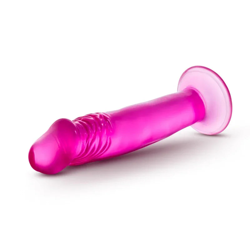 B Yours - Sweet n' Small 6 Inch Dildo With Suction Cup - Pink - MyPleasure