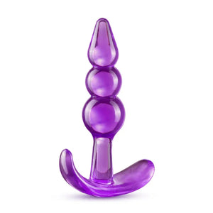 B Yours - Triple Bead Anal Plug - Purple - MyPleasure