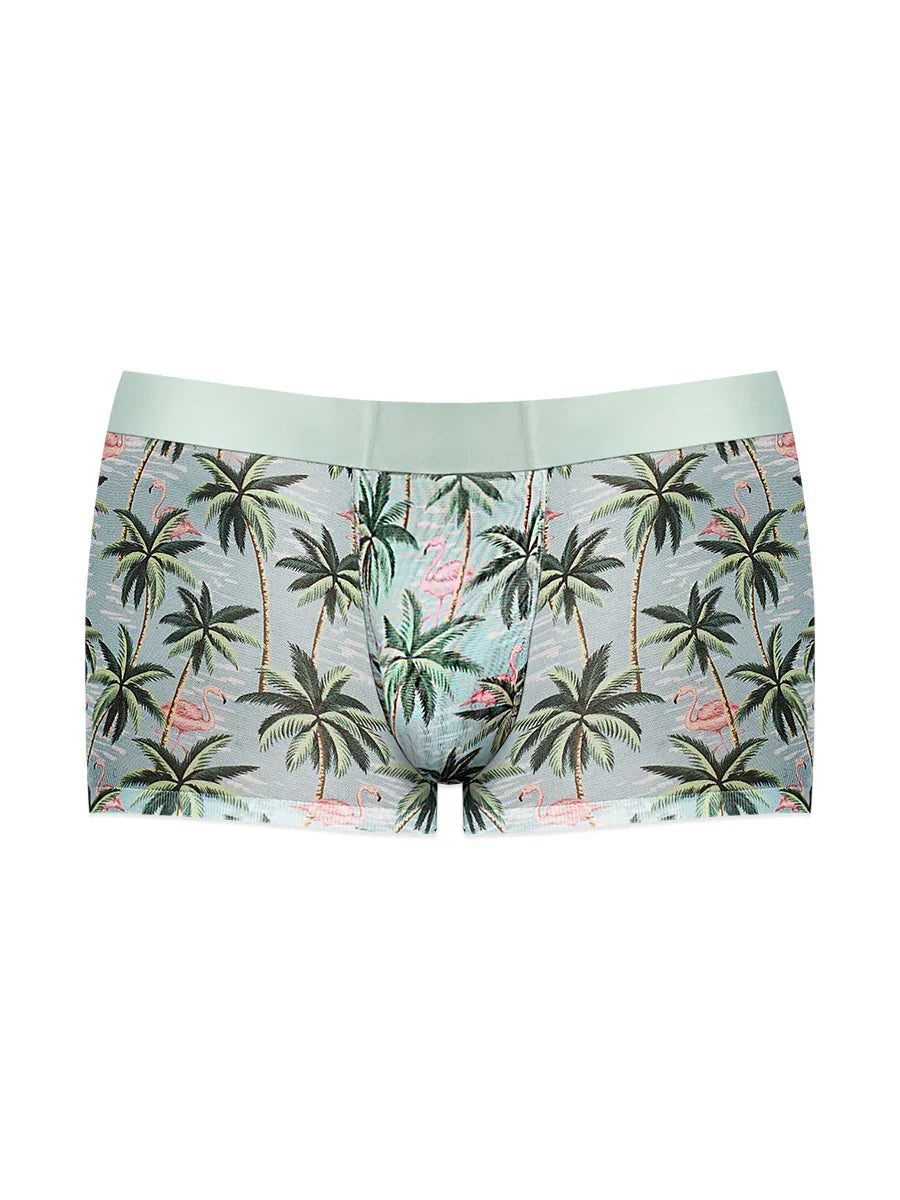 Sheer Prints - Seamless Sheer Short - Small - Flamingo