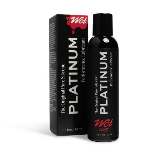 Wet Platinum Luxury Silicone Lubricant 3.1 Oz