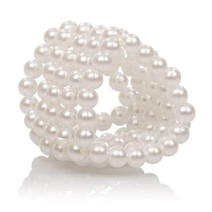 Basic Essentials Pearl Stroker Beads - Small - MyPleasure