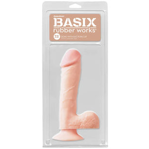 Basix Rubber Works - 7.5 Inch Dong With Suction Cup - Flesh - MyPleasure