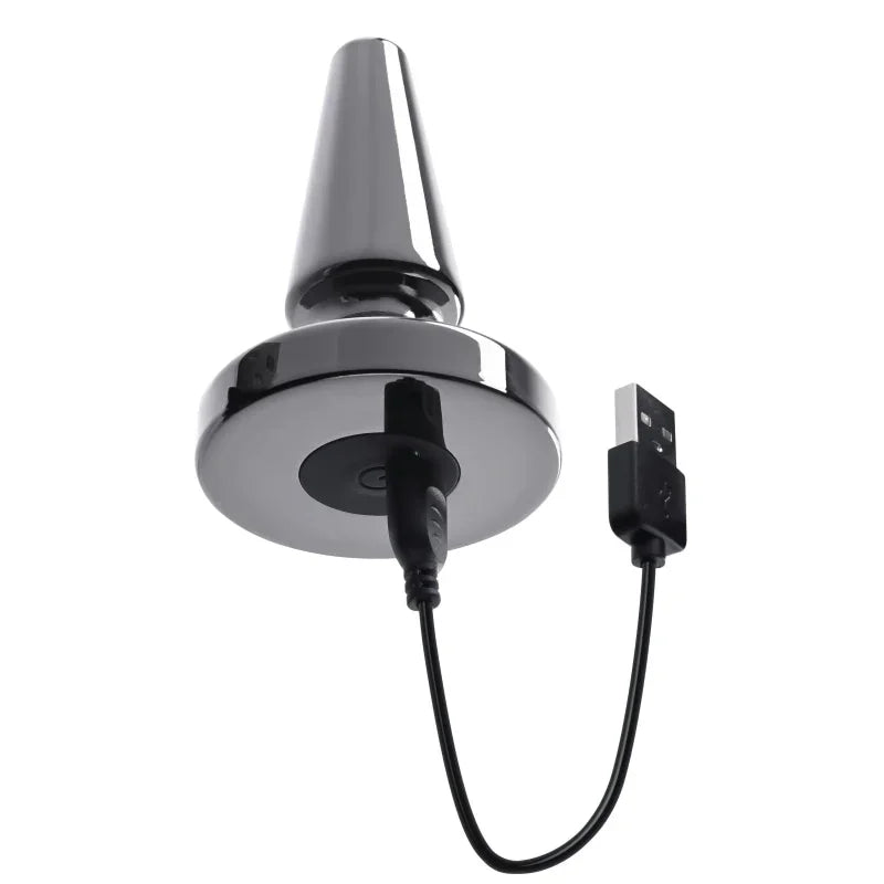 Beginner Metal Plug - Black Chrome - MyPleasure