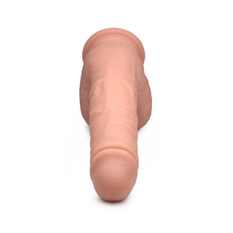 Big Shot 9 Inch Silicone Thrusting Dildo With - Balls and Remote