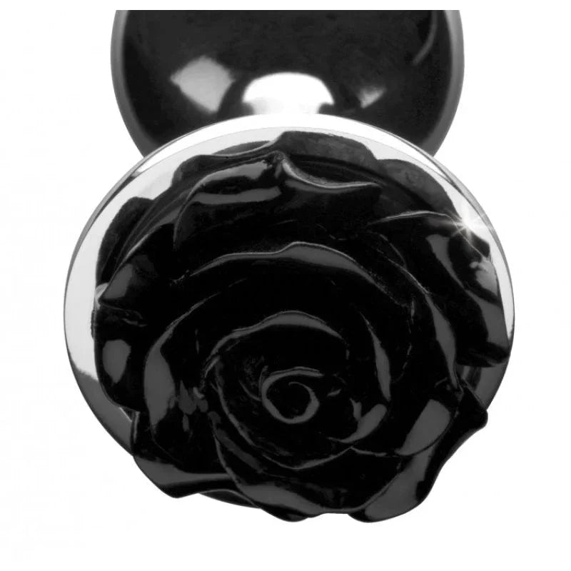 Black Rose Anal Plug - Large - MyPleasure