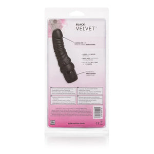 Black Velvet 6.25 Inches Veined Dong - MyPleasure