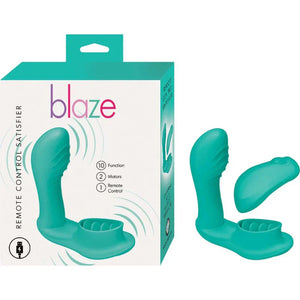 Blaze Remote Control Satisfier - Aqua - MyPleasure