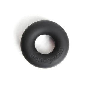 Boneyard Ultimate Silicone Cock Ring - Black - MyPleasure